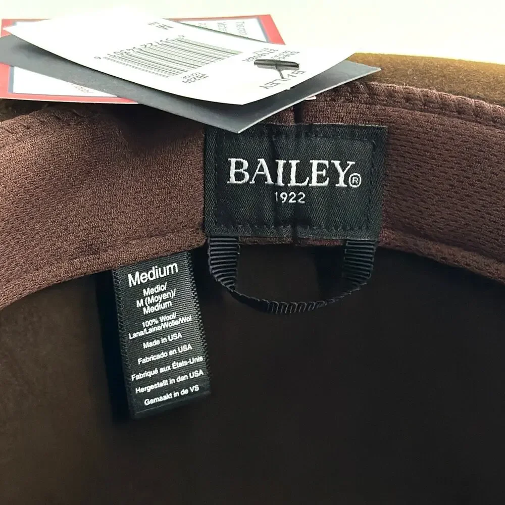 Bailey Men's Java Bean Stedman Hat Size M